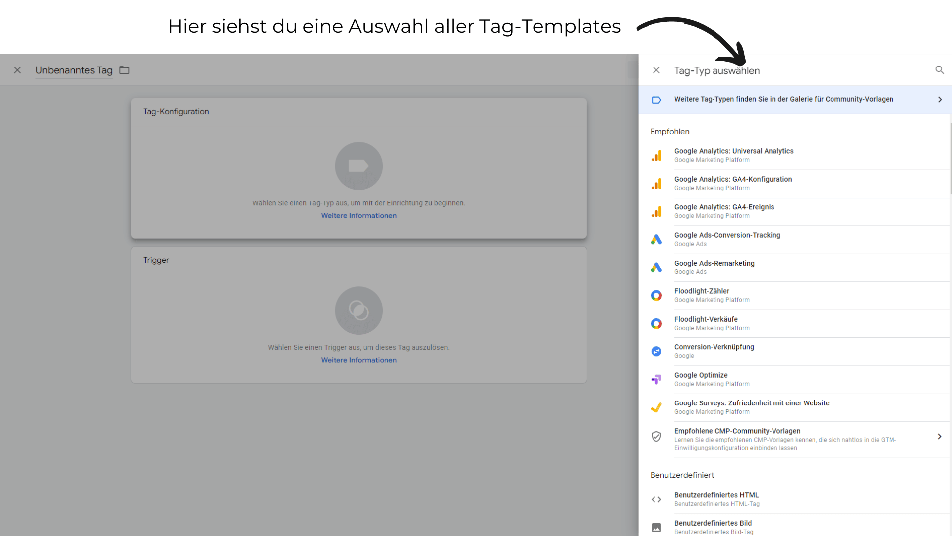 Google Tag Manager Tag-Templates
