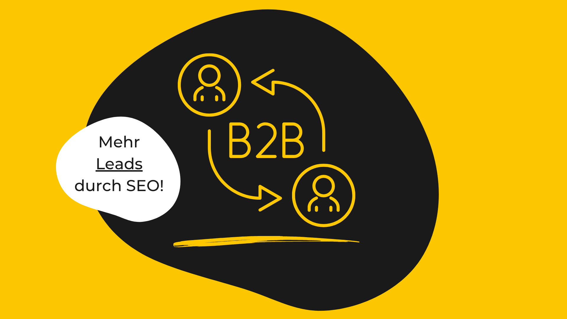 b2b seo für mehr anfragen (bild). Mehr als 10 Leads im Monat und das über die eigene Website / Webshop ohne für den Klick zu bezahlen.